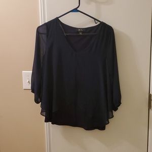 Navy Blue Blouse